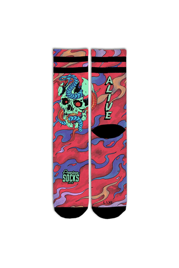 American Socks Dead and Alive Mid High Socks