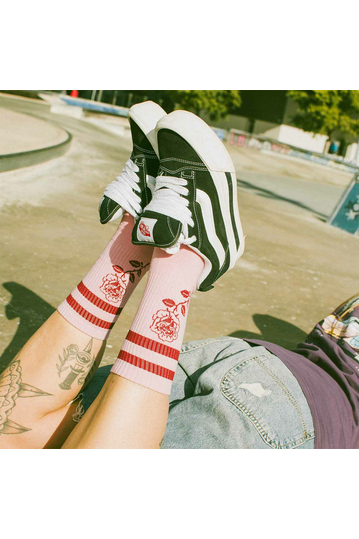 American Socks Rose Mid High Socks