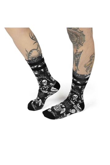 American Socks Hella Hot Mid High Socks