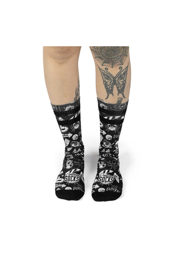 American Socks Hella Hot Mid High Socks