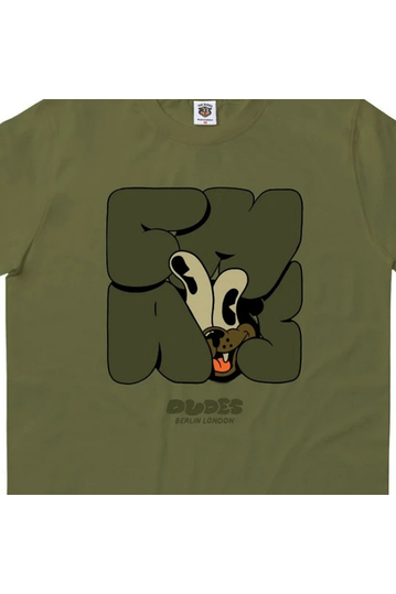 The Dudes Organic Cotton T-shirt Chaos Mayfly