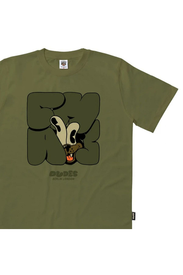 The Dudes Organic Cotton T-shirt Chaos Mayfly