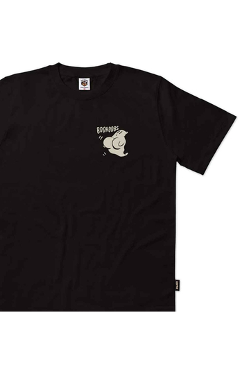 The Dudes Organic Cotton T-shirt Boohoobs Black