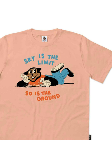 The Dudes Organic Cotton T-shirt Limits Prairie Sunset