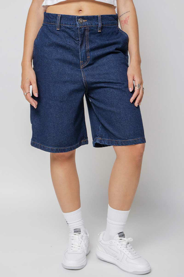 Kaotiko Carpenter Denim Bermuda Shorts