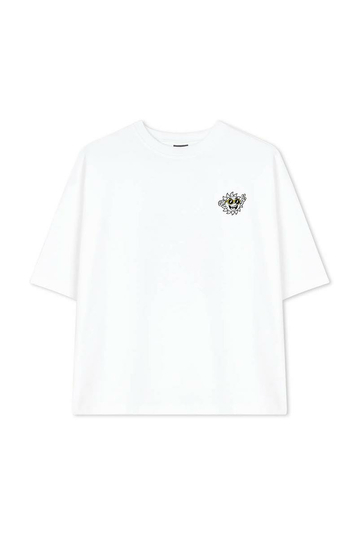 Kaotiko Life Is Short Organic Cotton T-shirt White