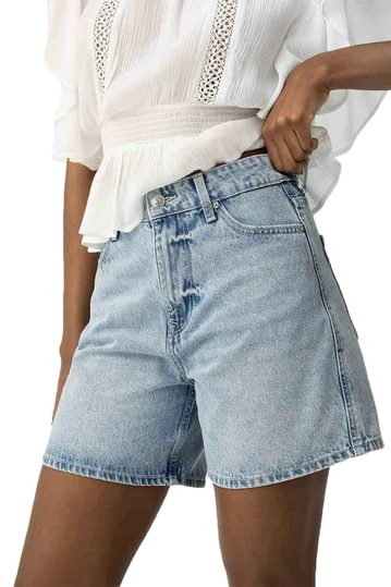 Tiffosi Lana Denim Shorts Light Blue