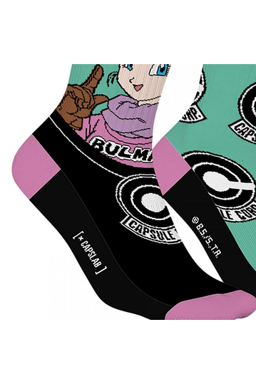 Capslab Mid High Socks Dragon Ball Bulma