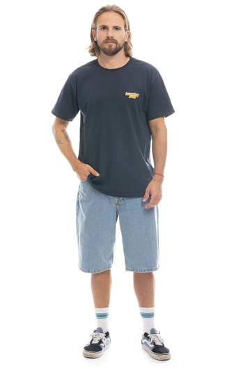 Homeboy x-tra Baggy Denim Shorts Moon