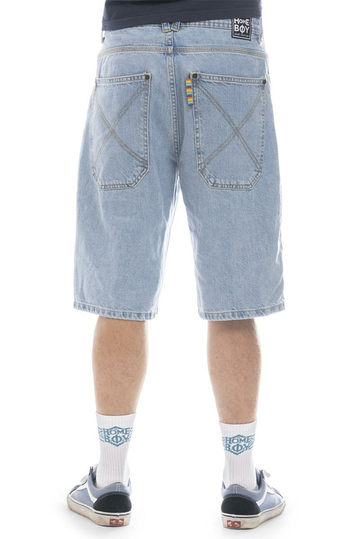Homeboy x-tra Baggy Denim Shorts Moon