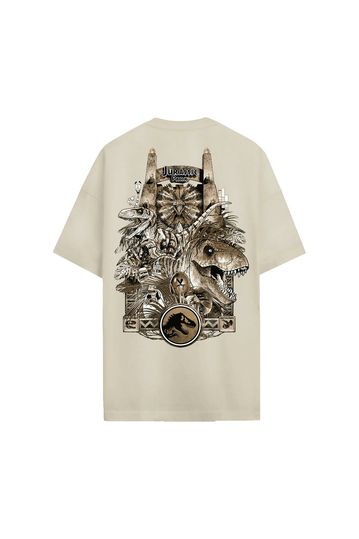 Cotton Division Oversize T-shirt Jurassic Park Gate