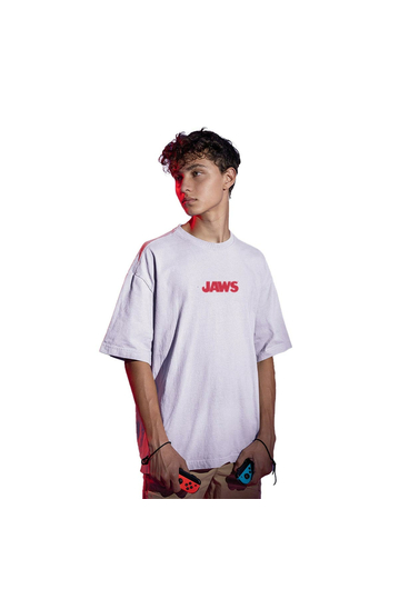 Cotton Division Oversize T-shirt Jaws Hazardous Area