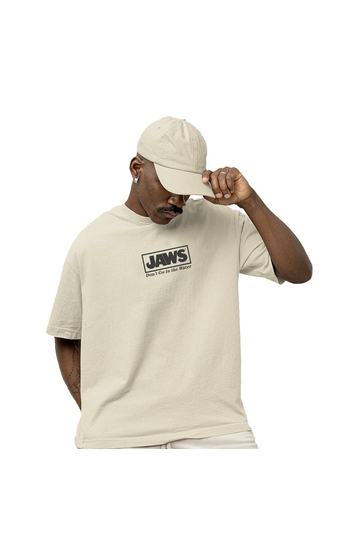 Cotton Division Oversize T-shirt Jaws Welcome To Amity Island