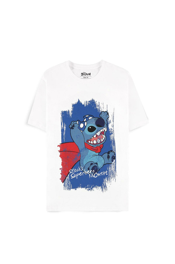 Difuzed Lilo & Stitch T-Shirt Superhero White