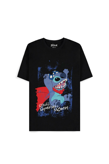 Difuzed Lilo & Stitch T-Shirt Superhero Black