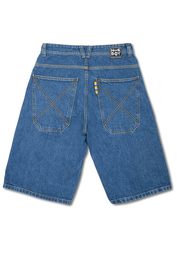 Homeboy x-tra Baggy Denim Shorts Washed Blue