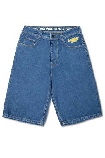 Homeboy x-tra Baggy Denim Shorts Washed Blue