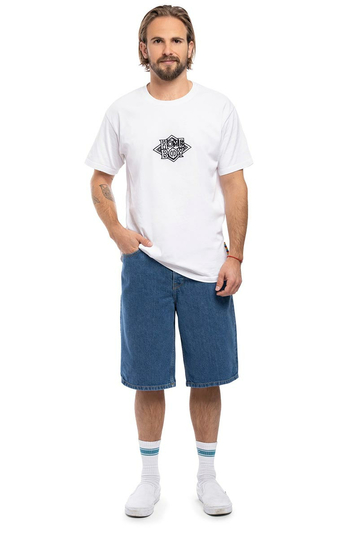 Homeboy x-tra Baggy Denim Shorts Washed Blue