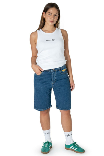 Homeboy x-tra Baggy Denim Shorts Washed Blue