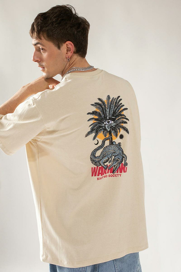 Kaotiko Warning T-shirt Stone
