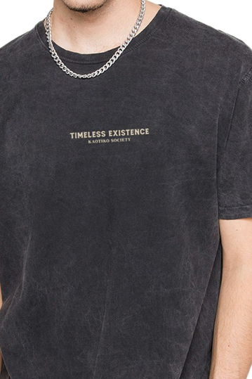 Kaotiko Timeless Existence T-shirt Washed Black