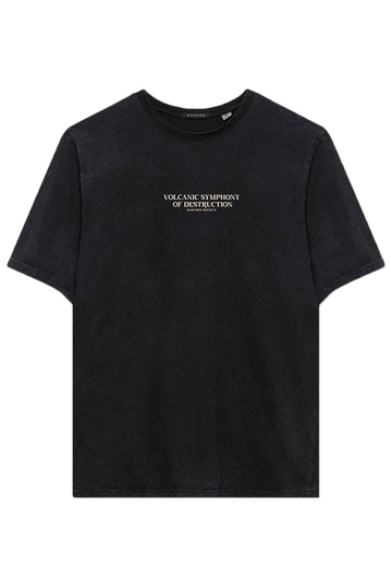 Kaotiko Volcanic Symphony T-shirt Washed Black