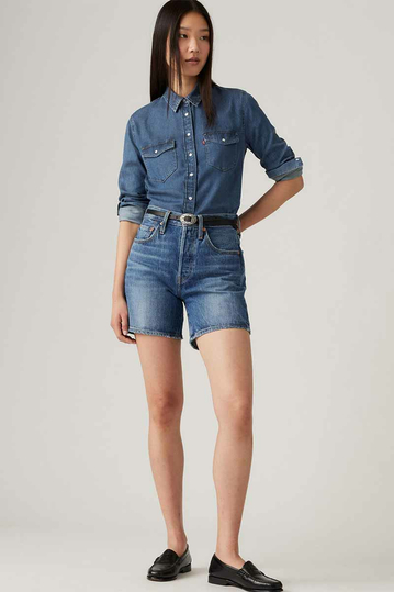 Levi's® 501® Mid Thigh Women's Shorts Blue Beauty