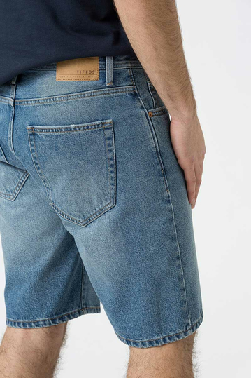 Tiffosi Regular Fit Denim Shorts Medium Blue
