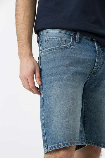 Tiffosi Regular Fit Denim Shorts Medium Blue