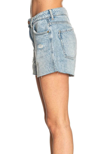 Tiffosi Babsy Distressed Denim Shorts Light Blue