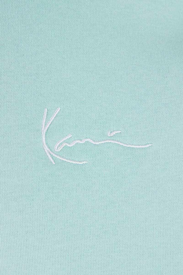 Karl Kani Small Signature Zip Hoodie Light Blue