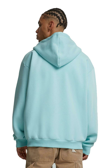 Karl Kani Small Signature Zip Hoodie Light Blue