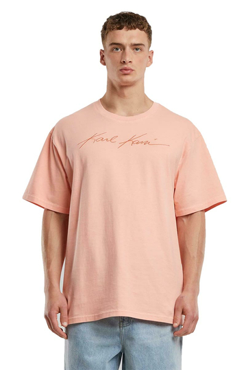 Karl Kani Autograph Heavy Jersey Boxy T-Shirt Orange
