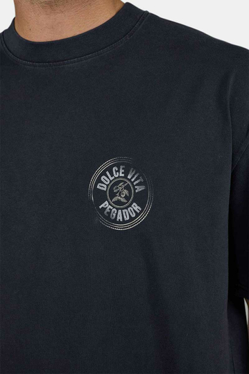 Pegador Nuevo Oversized T-Shirt Vintage Black