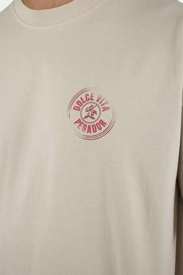 Pegador Nuevo Oversized T-Shirt Washed Light Beige