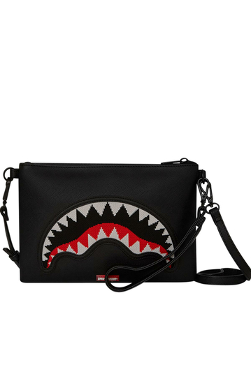 Sprayground Fly Knit Mouth Crossover Clutch