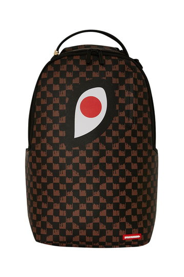 Sprayground Evil Eye Drip Check Backpack