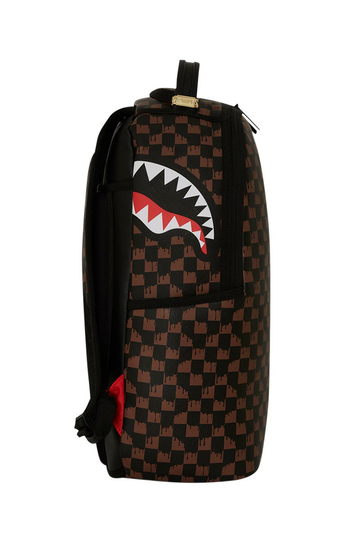 Sprayground Evil Eye Drip Check Backpack