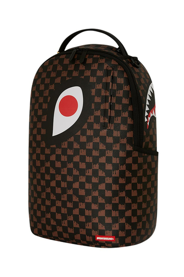 Sprayground Evil Eye Drip Check Backpack
