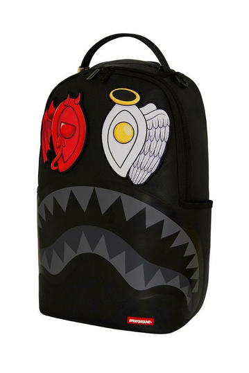 Sprayground Black Removable Eyes Backpack
