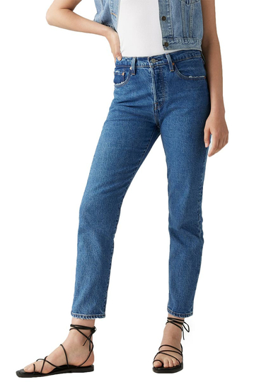 Levi's® 501® Original Cropped Jeans Jazz Pop - Blue