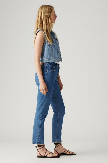 Levi's® 501® Original Cropped Jeans Jazz Pop - Blue