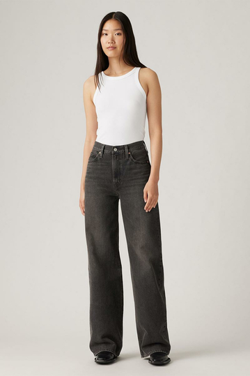 Levi's® Ribcage Wide Leg Jeans Black