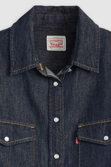 Levi's® Denim πουκάμισο Iconic Western σκούρο μπλε