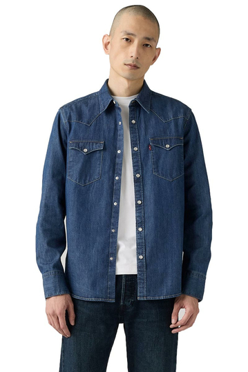 LEVI'S® Barstow Western Denim Shirt Blue