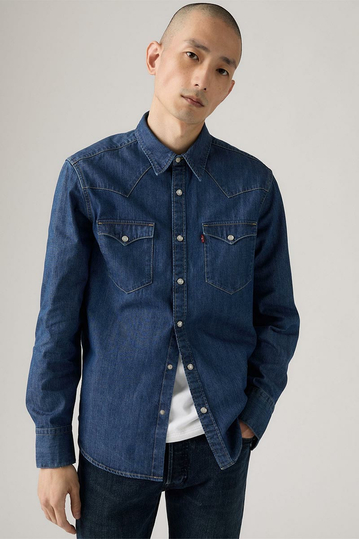 LEVI'S® Barstow Western Denim Shirt Blue