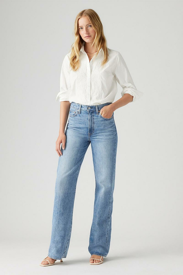 Levi's® Ribcage Wide Leg Jeans Blue
