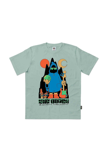 The Dudes Organic Cotton T-shirt The Bassist Aloe