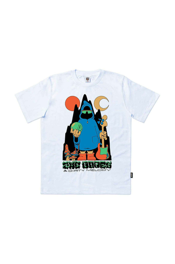 The Dudes Organic Cotton T-shirt The Bassist White