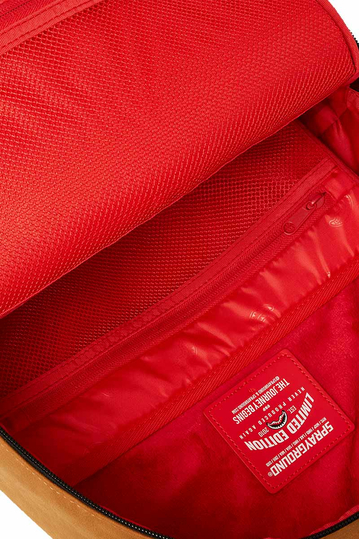 Sprayground Shark Central Faux Suede Backpack